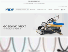 Tablet Screenshot of mdfinstruments.com